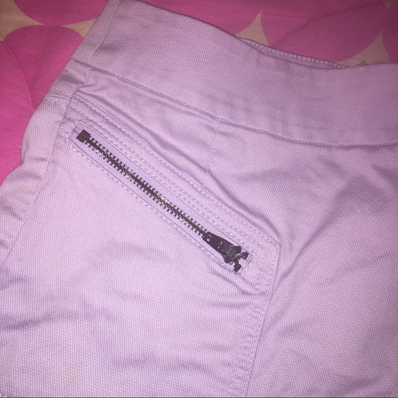 Pastel lilac high waisted shorts - Picture 4 of 4